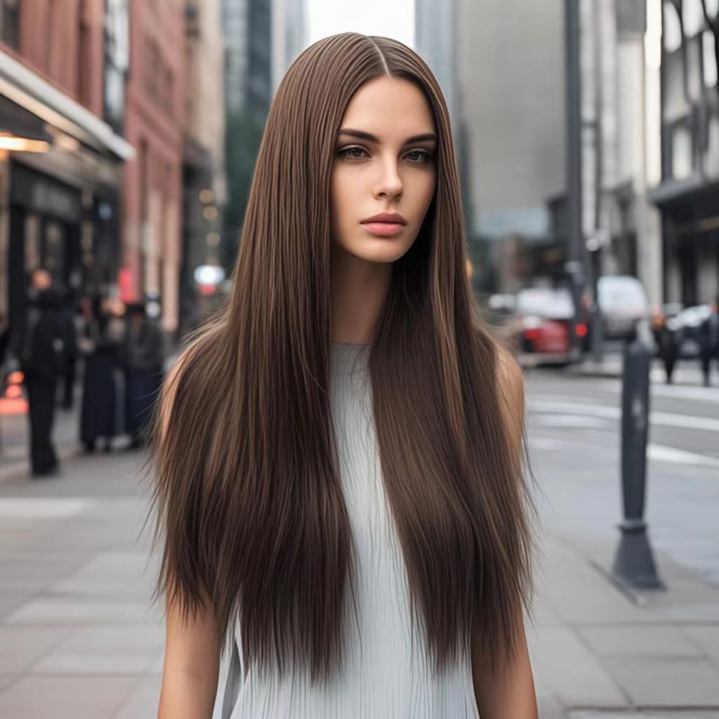 Wedoo Straight Middle Remy Hair Wigs